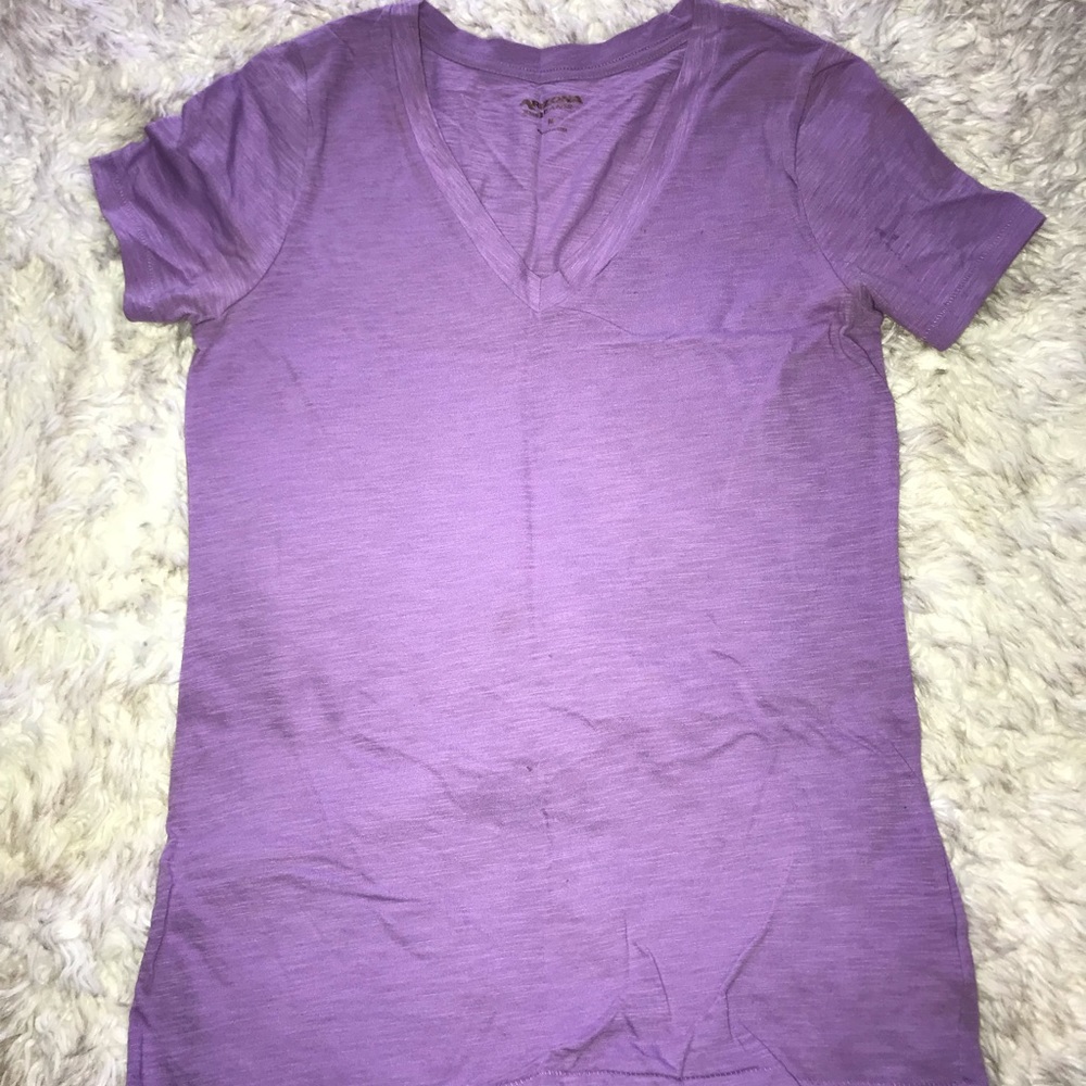 V-Neck Purple Tee